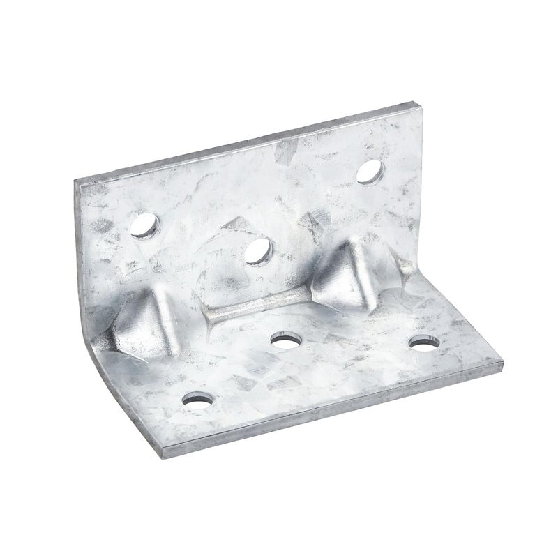 MOZCORN 20 Pcs Corner Brace for Wood Small Angle Brackets Versatile L Brackets with Reinforing Ribs,Anti-Rust and Reinforcing,2MM Thickness,2.36x1.26x1.26in - Image 1